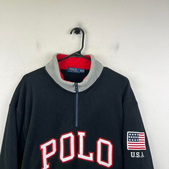 Polo Ralph Lauren 1/4 Zip Pullover Fleece Jacket Size XXL - Picture 2 of 4